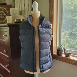 North Face Navy Blue Down 700 Puffer Vest